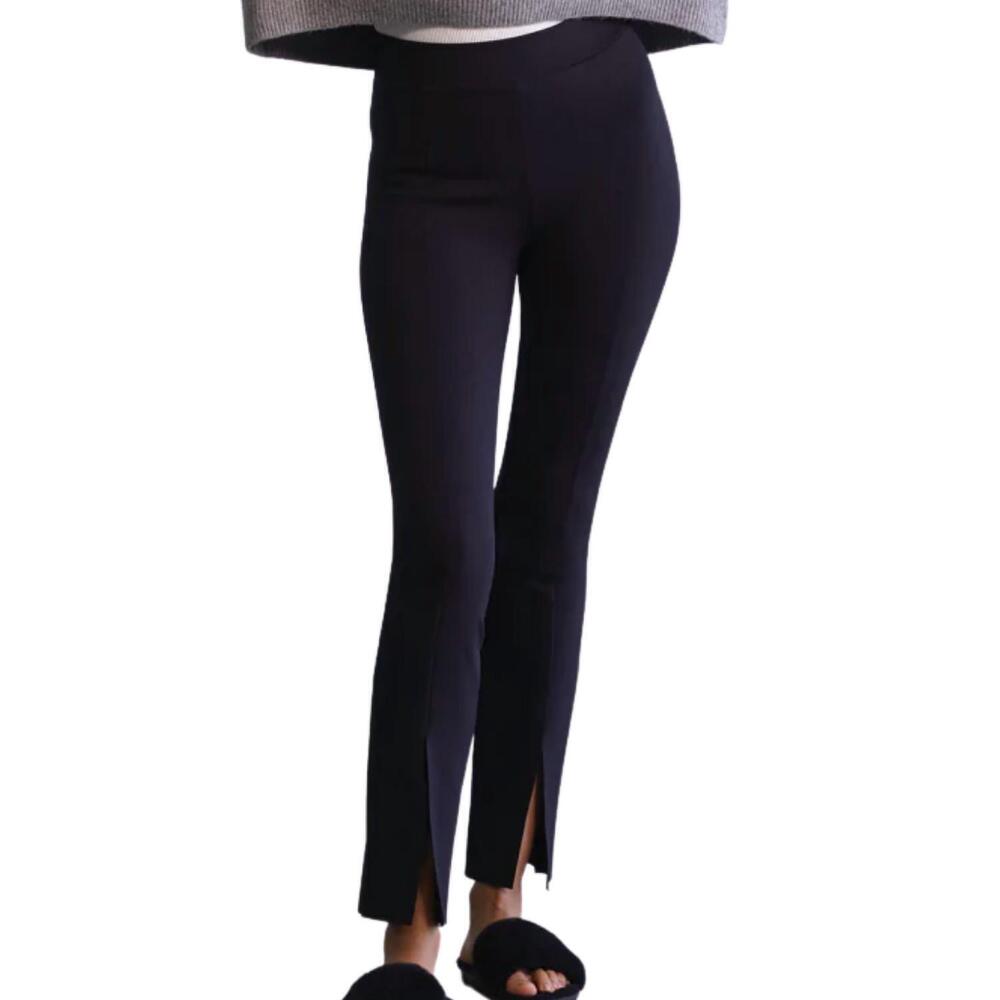 NEW COMMANDO neoprene ceo split-front pant in black